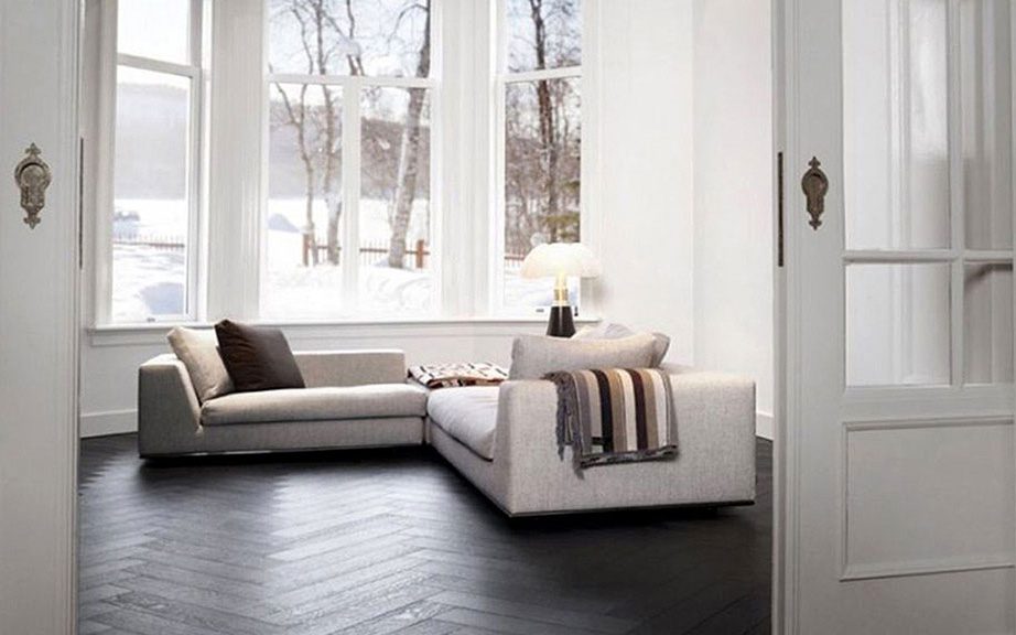 Luxury living room designed by Maison Lorence - Contemporary interior design with custom-made furniture